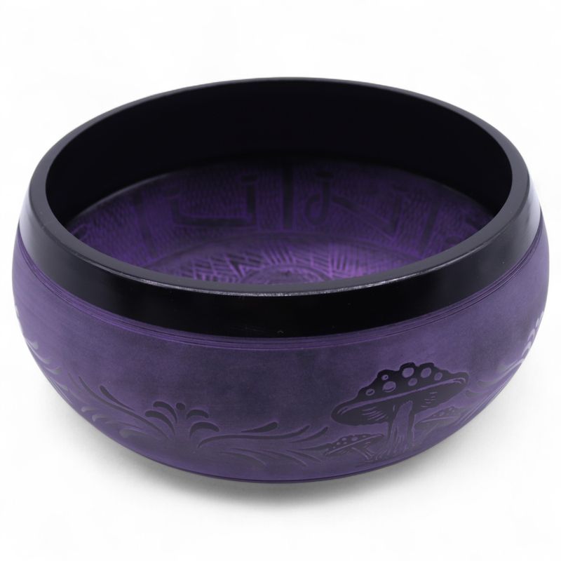 Extra Loud - Mushroom Singing Bowl - 23x10.5cm 1.3kg - Purple Haze