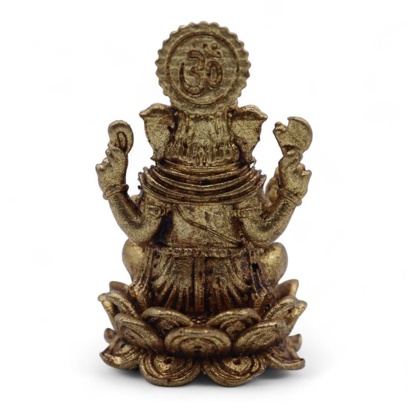 Brass Miniature Gods - Ganesha (22gms) - 37mm
