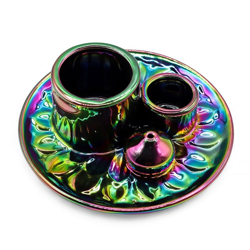 Palo Santo Stick & Smudge Holder - Metalic Rainbow