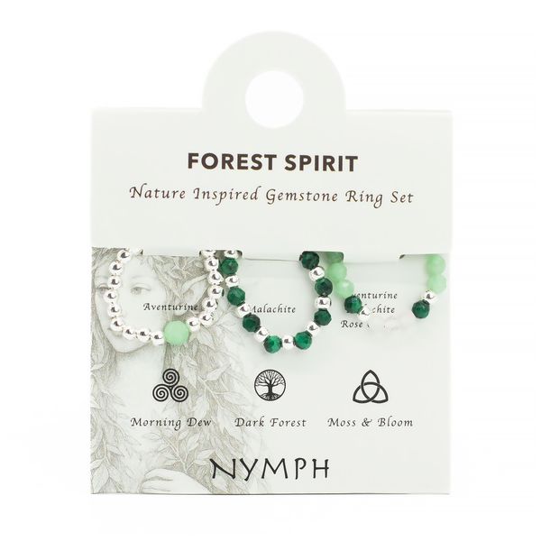 Ring Sets Nymph Spirit Gemstone - Forest Spirit