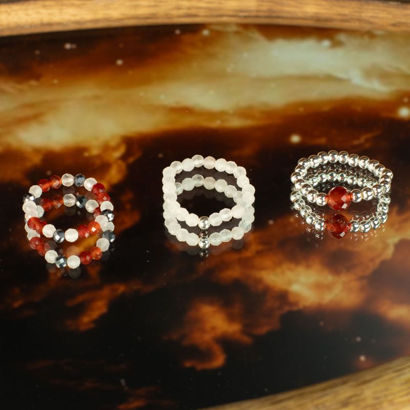 Ring Sets Nymph Spirit Gemstone - Love & Flame