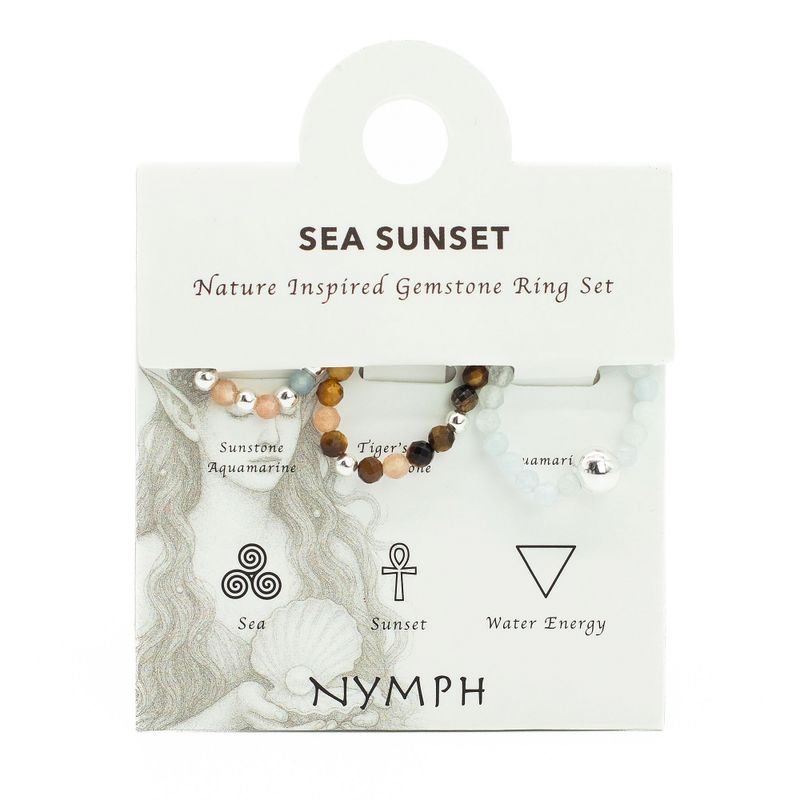 Ring Sets Nymph Spirit Gemstone - Sea SunSets