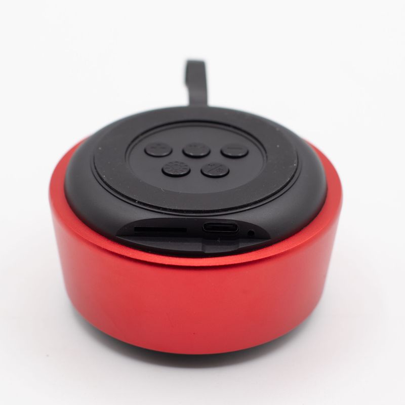 Red Mandala Lighting Effect Mini Speaker - 3W Bluetooth 5.3 Approx. 2–4 hours 600mAh