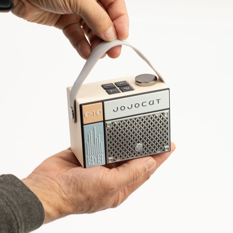 Retro Radio Speaker -Jojocut C10 - 5W Bluetooth 5.1 Approx. 2–4 hours 800mAh