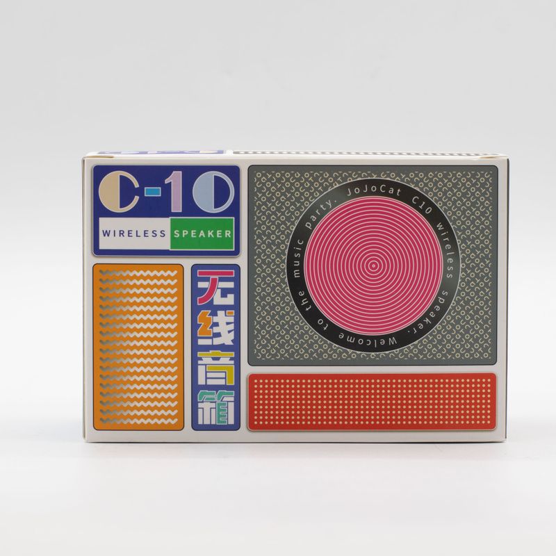 Retro Radio Speaker -Jojocut C10 - 5W Bluetooth 5.1 Approx. 2–4 hours 800mAh