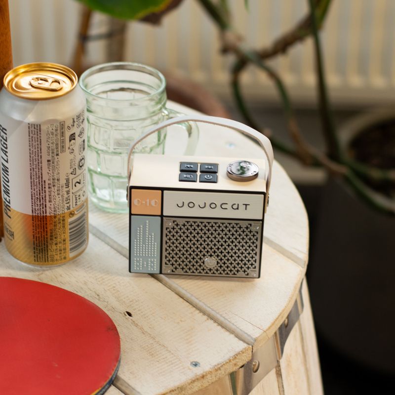 Retro Radio Speaker -Jojocut C10 - 5W Bluetooth 5.1 Approx. 2–4 hours 800mAh