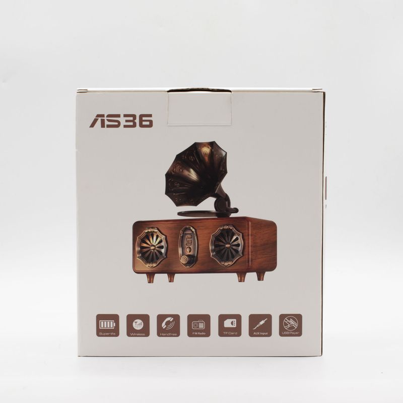 Retro Mini Double Gramophone Speaker -5.4W Bluetooth -