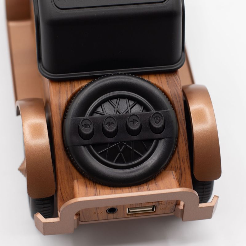 Classic Vintage Car Speaker and Phone Holder - 5W Bluetooth 5.0 Approx. 4–6 hours 1500mAh