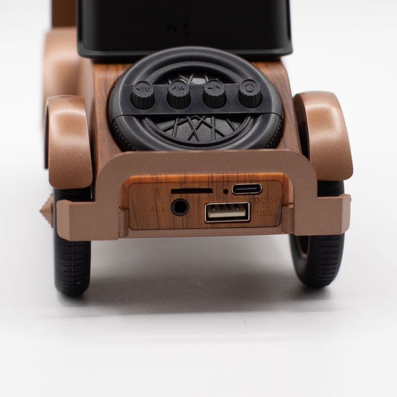 Classic Vintage Car Speaker and Phone Holder - 5W Bluetooth 5.0 Approx. 4–6 hours 1500mAh