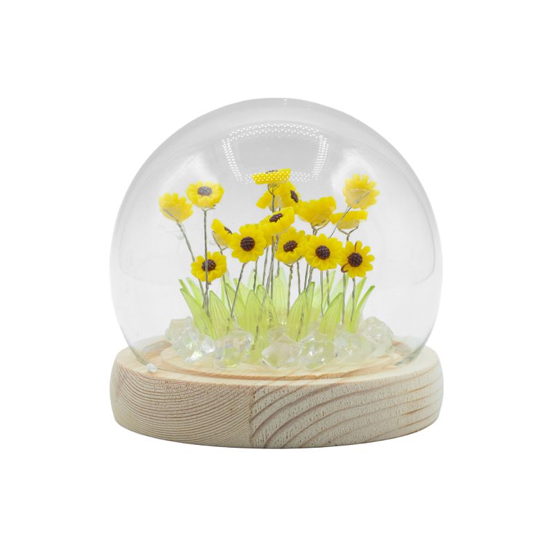 Floral Glow Garden Dome - 20 Sunflowers - LED USB