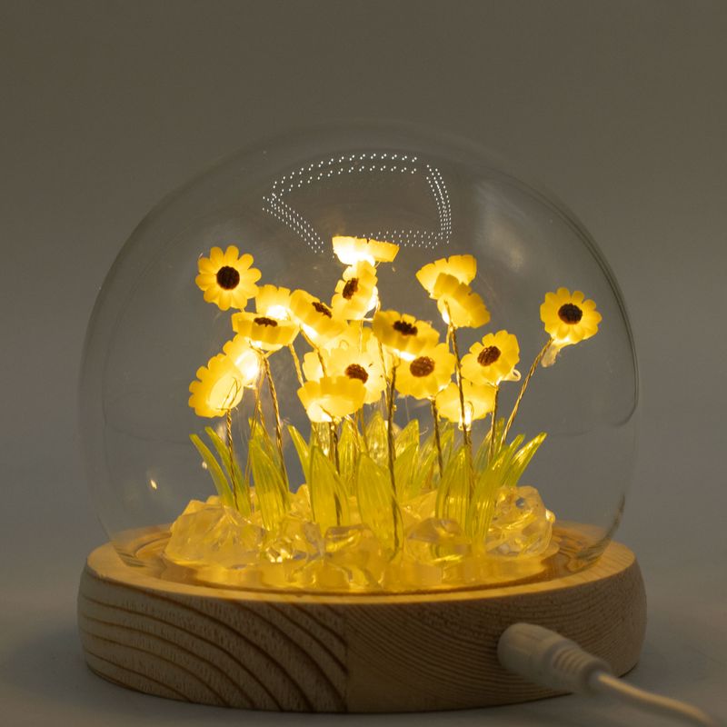 Floral Glow Garden Dome - 20 Sunflowers - LED USB