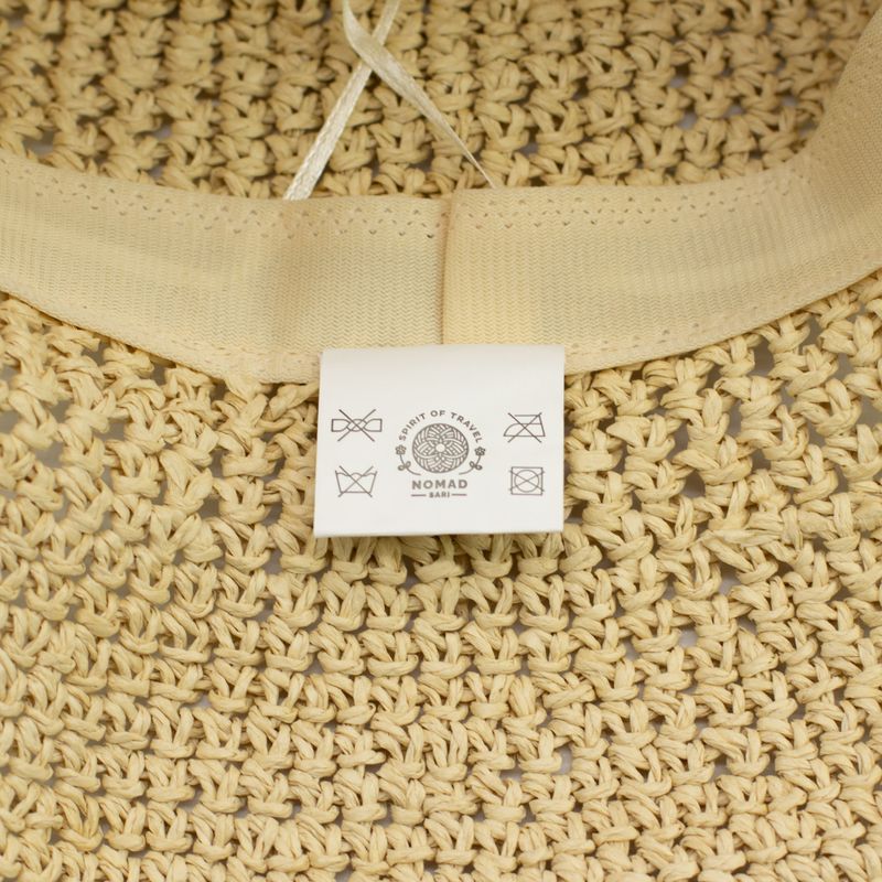Classic Floppy Straw Hat - Natural Beige