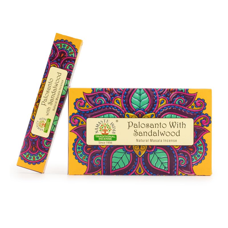 Namaste Mandala Masala Incense - Palosanto with Sandalwood