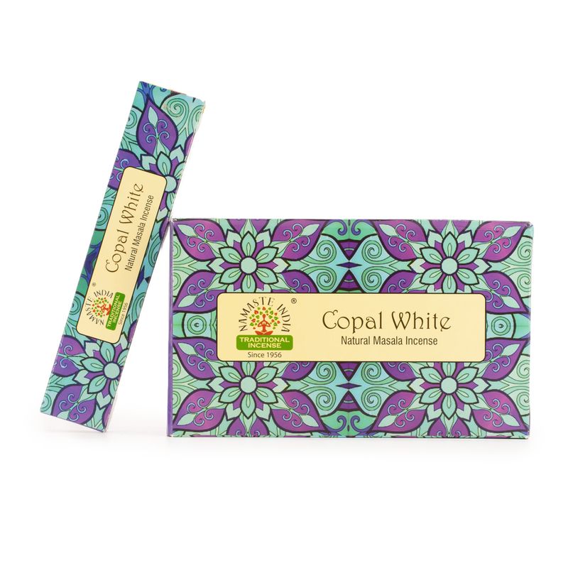Namaste Mandala Masala Incense - Copal White