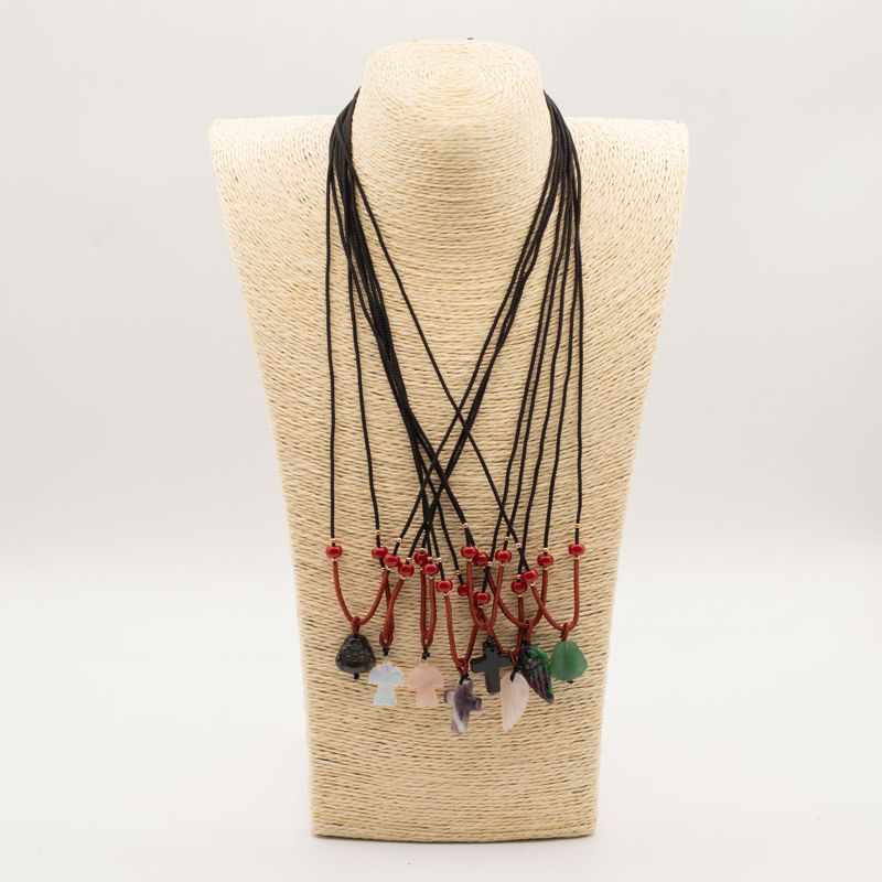 Cord necklace Gemstone Pendants - Spiritual Collection (assorted)