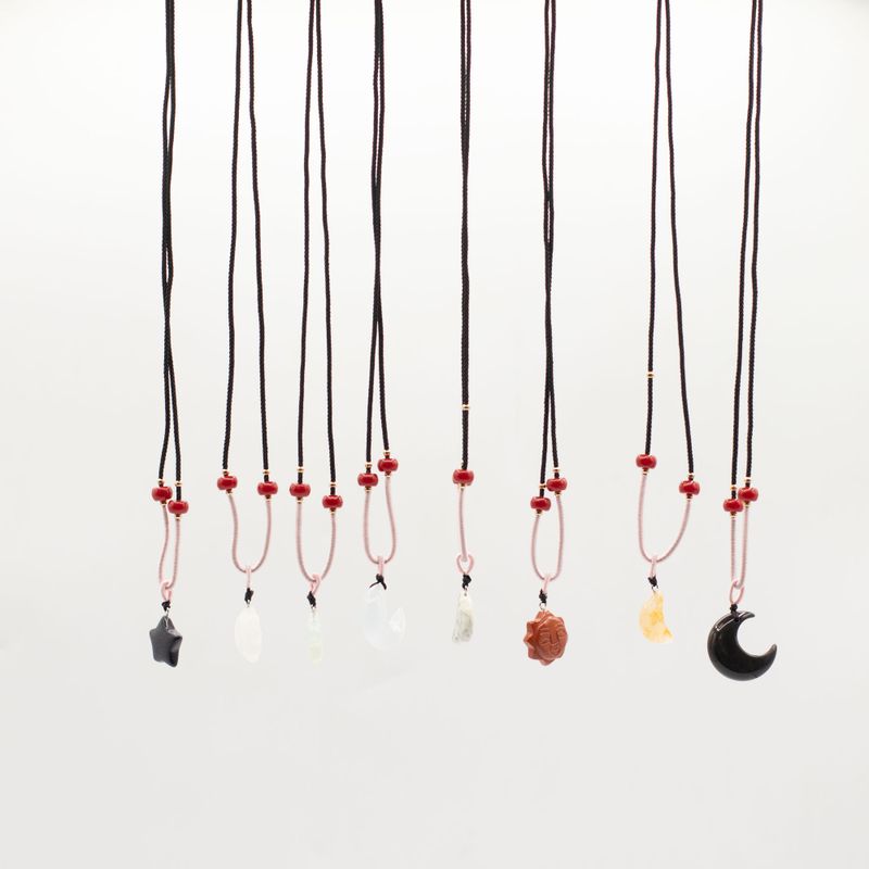 Cord necklace Gemstone Pendants - Celestial Collection (assorted)