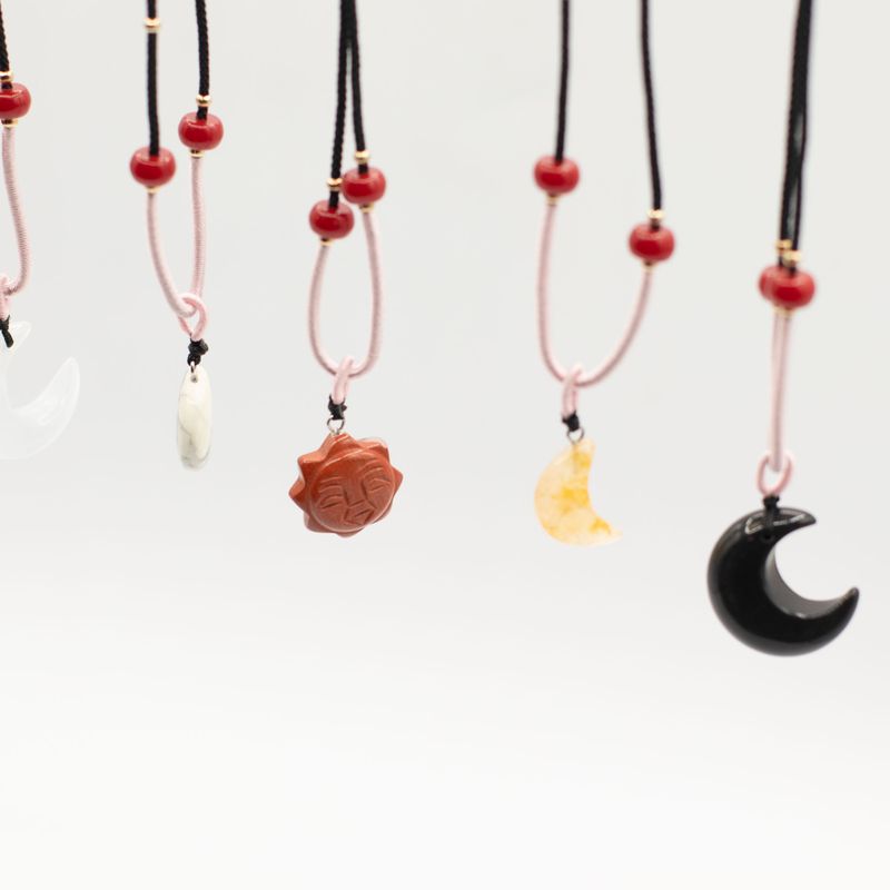 Cord necklace Gemstone Pendants - Celestial Collection (assorted)