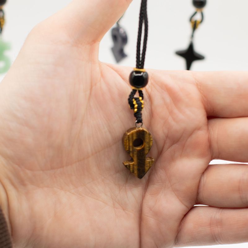 Cord necklace Gemstone Pendants - Iconic Collection (assorted)