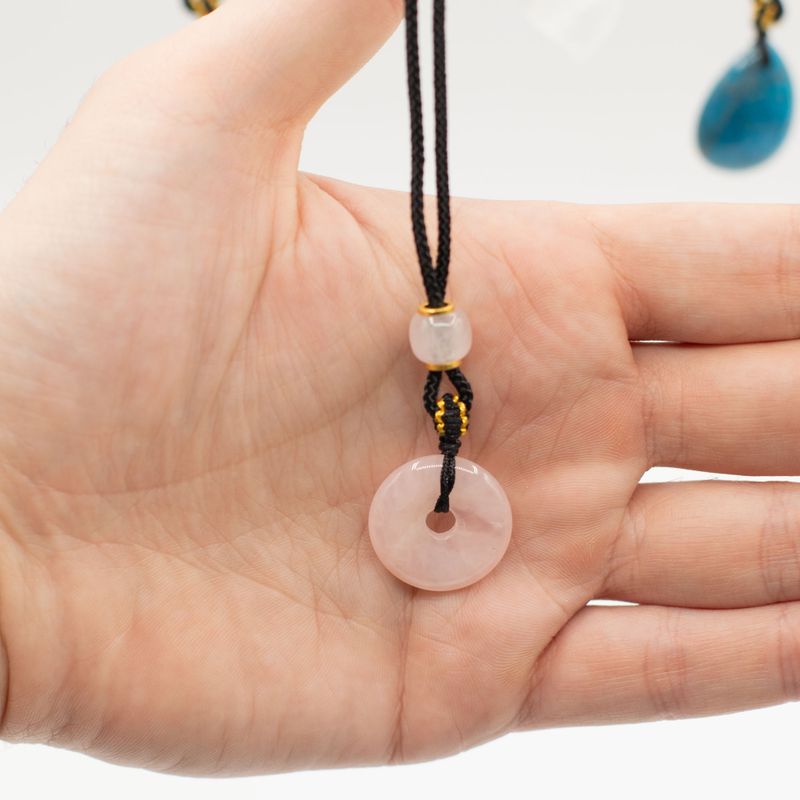 Cord necklace Gemstone Pendants - Hearts Etc Collection (assorted)