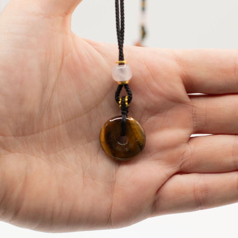 Cord necklace Gemstone Pendants - Hearts Etc Collection (assorted)