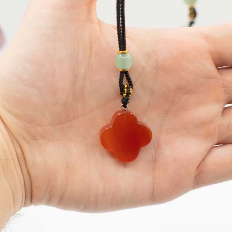 Cord necklace Gemstone Pendants - Botanical Collection (assorted)