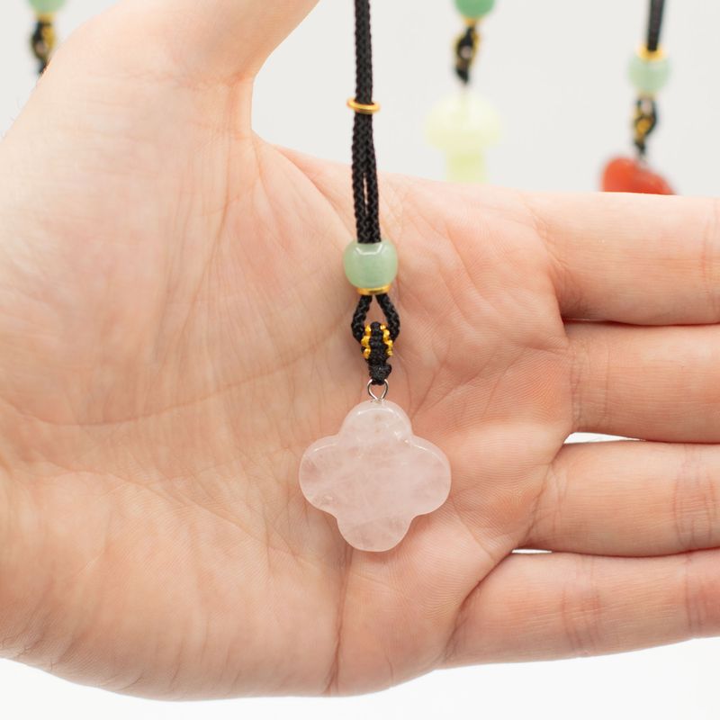 Cord necklace Gemstone Pendants - Botanical Collection (assorted)