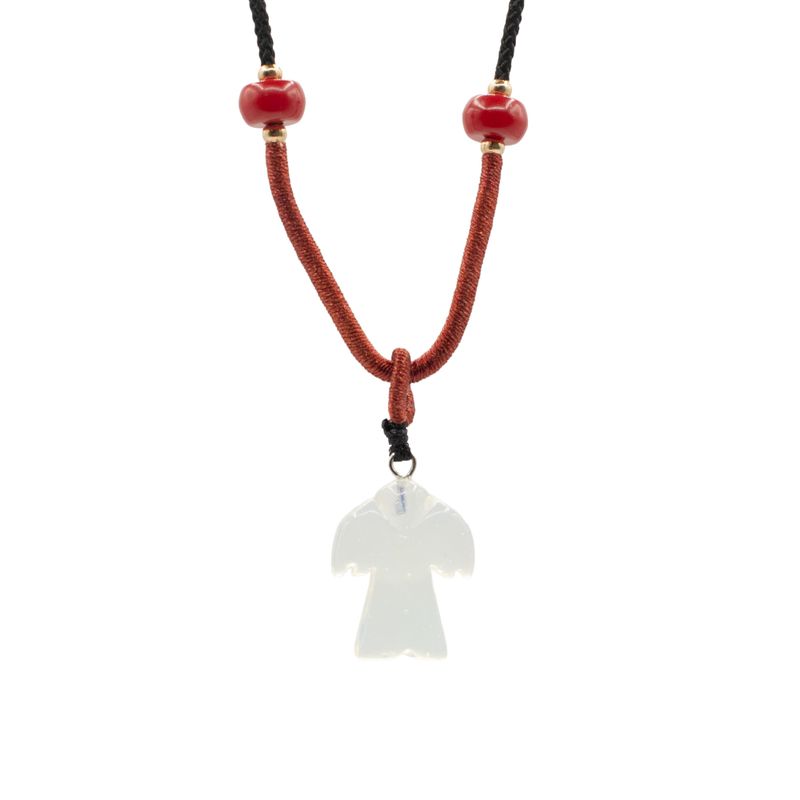 Cord Necklace Gemstone Pendants - Opalite Angel