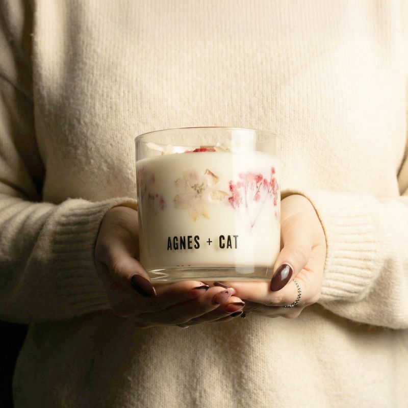 Agnes + Cat Extra Large Crackle Soy Candle - Moorland