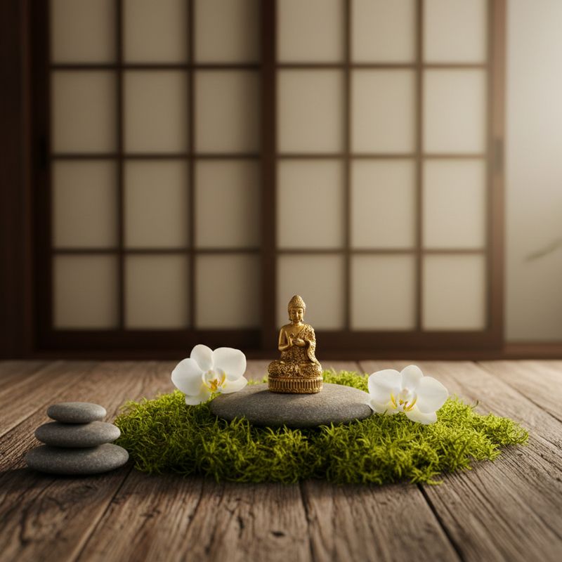 Brass Miniature Gods - Buddha (60g)  - 48mm