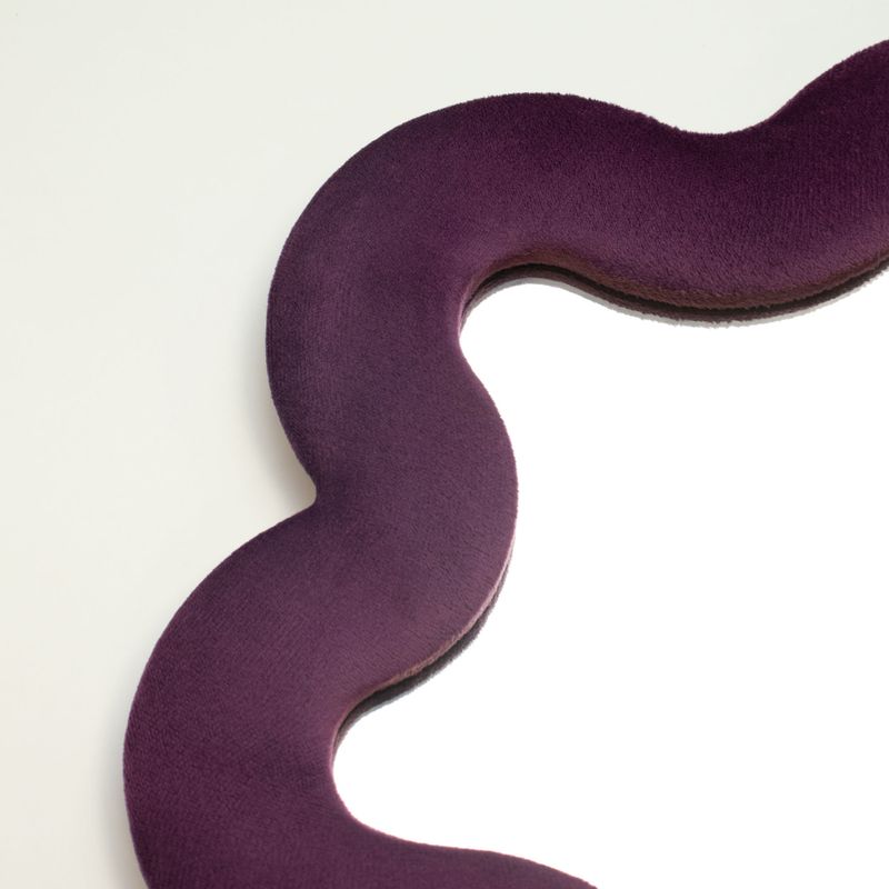 Soft Squiggly Mirror - Star - Mauve 33x23cm