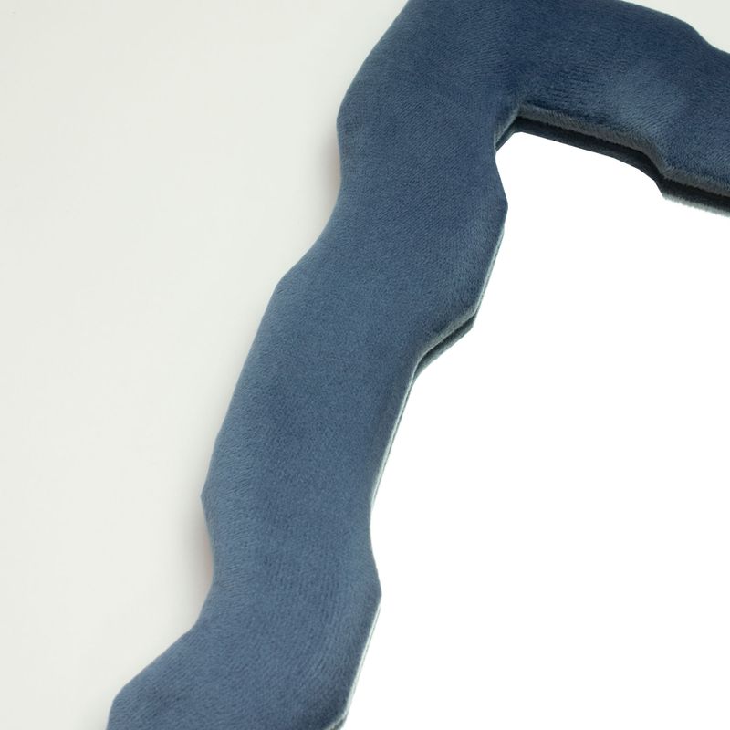 Soft Squiggly Mirror - Chunky Frame - Royal Blue 30x22cm
