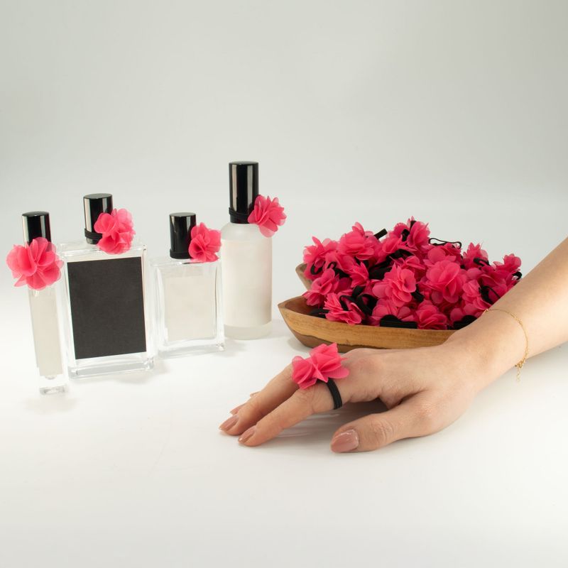 Chiffon Scent Rings - Pink