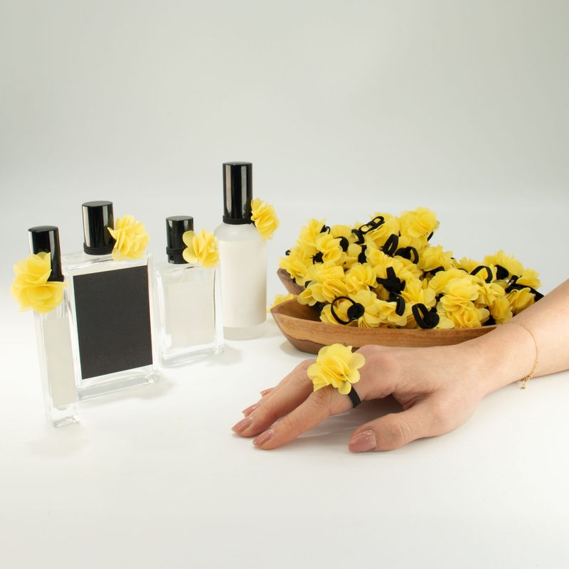 Chiffon Scent Rings - Yellow