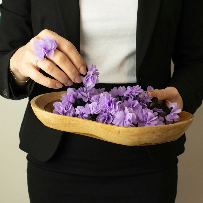 Chiffon Scent Rings - Black