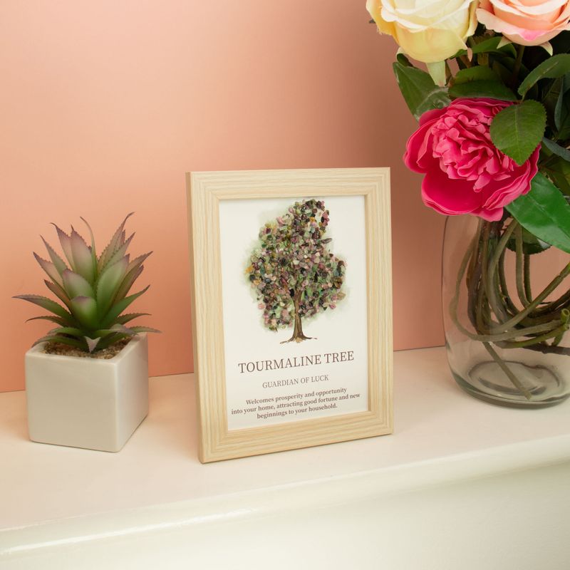 Gemstone Picture - Tree of Life - Tourmaline