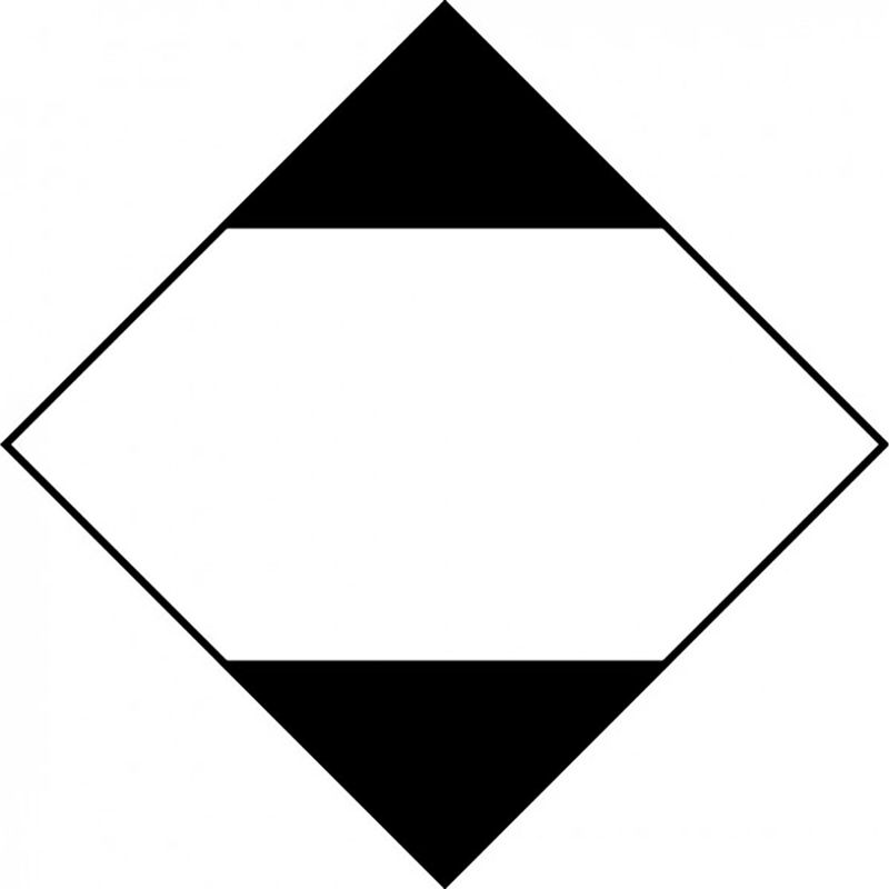 Hazardous Goods Transport Labels 100x100mm
