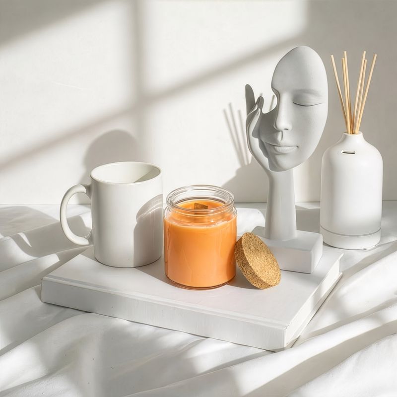 Unlabeled Woodwick Soy Candle - Woodland Zest