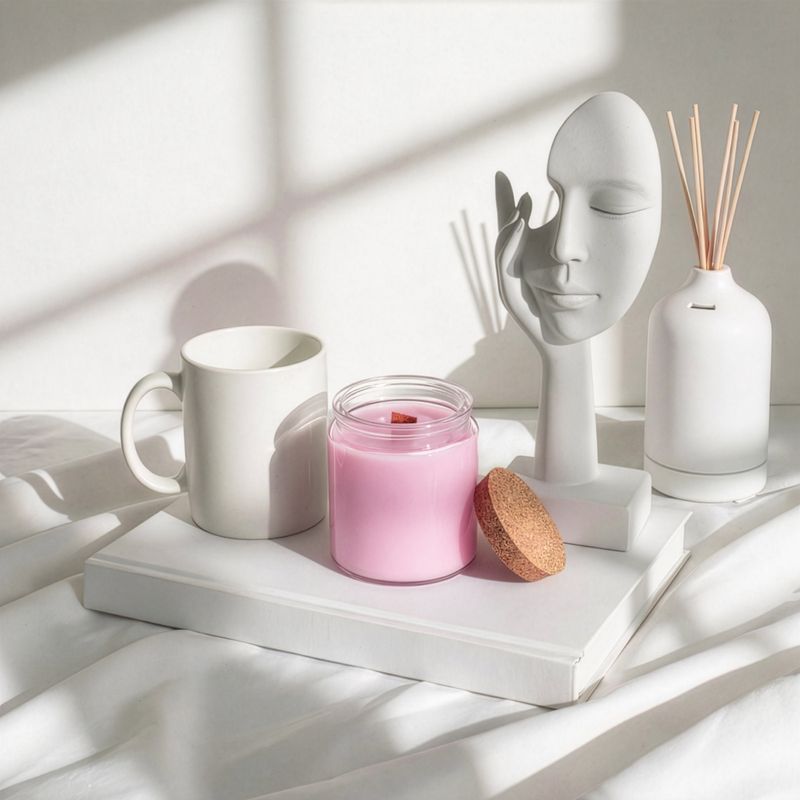 Unlabeled Woodwick Soy Candle - Crushed Fig & Casis