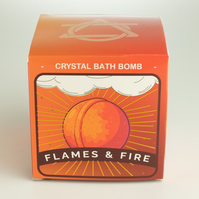 Crystal Bath Bomb - Fire
