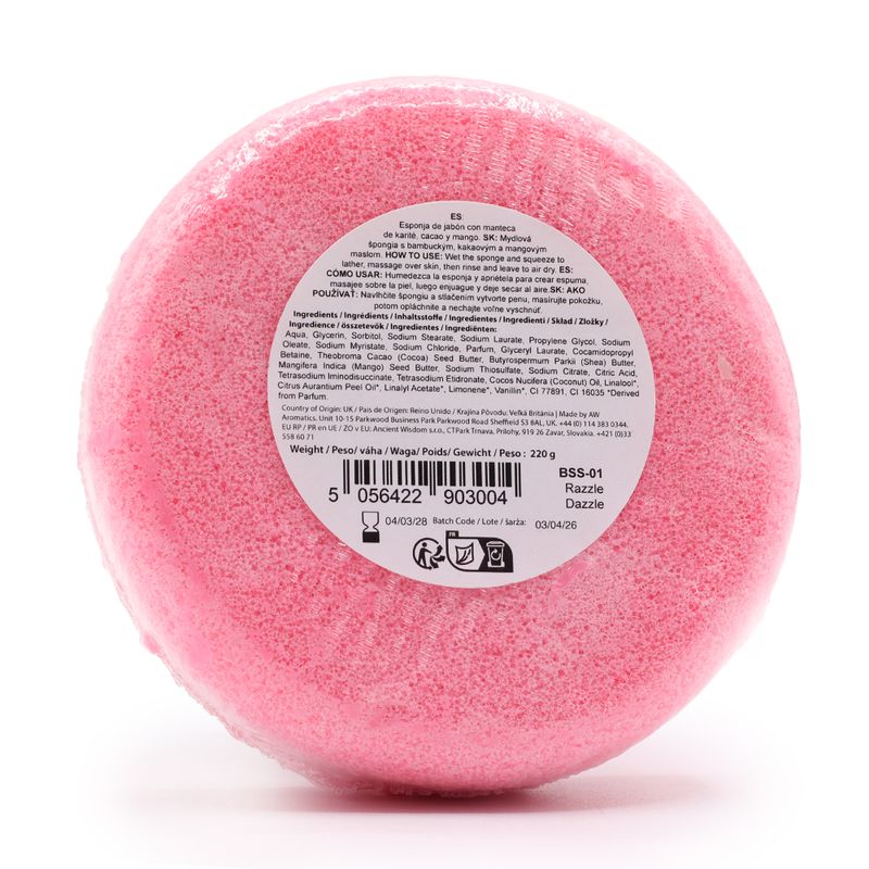 Butter Bubble Soap Sponge - Razzle Dazzle