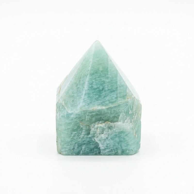 Bulk Gemstone Top Polished Points - Indian Amazonite (approx 5-6 pieces)