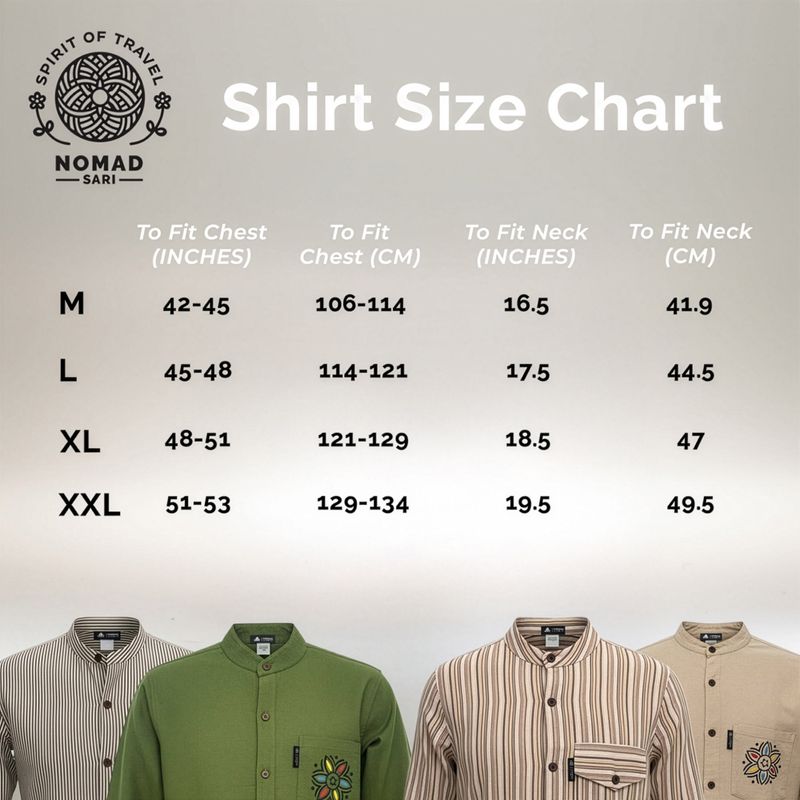 Nomad Sari Kathmandu Shirt - Stone - Medium