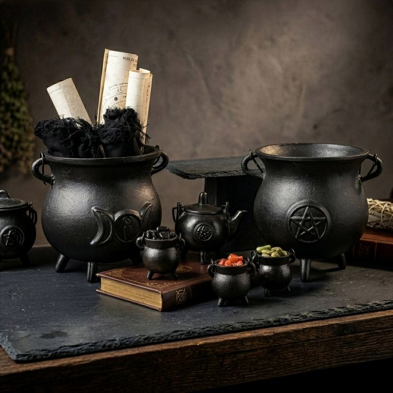 Extra Small Cast Iron Cauldron  5x7cm