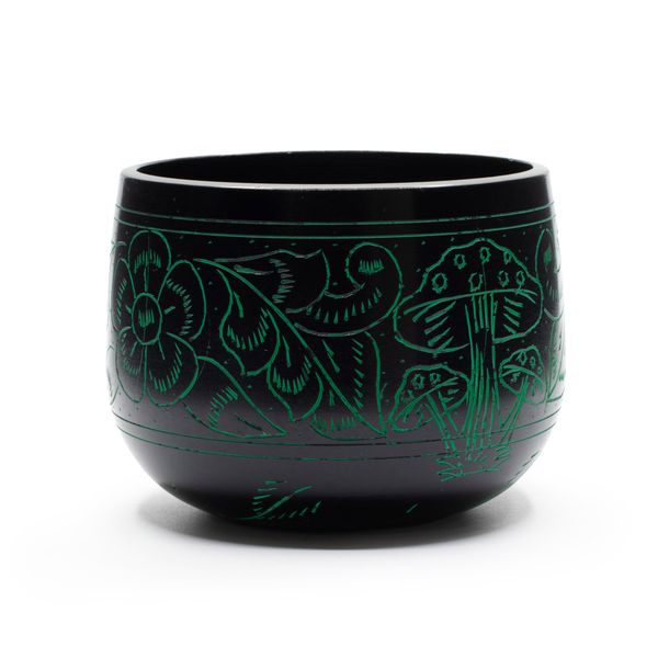 Cauldren Singing Bowl - Magic Mushroom - Green (15cm)