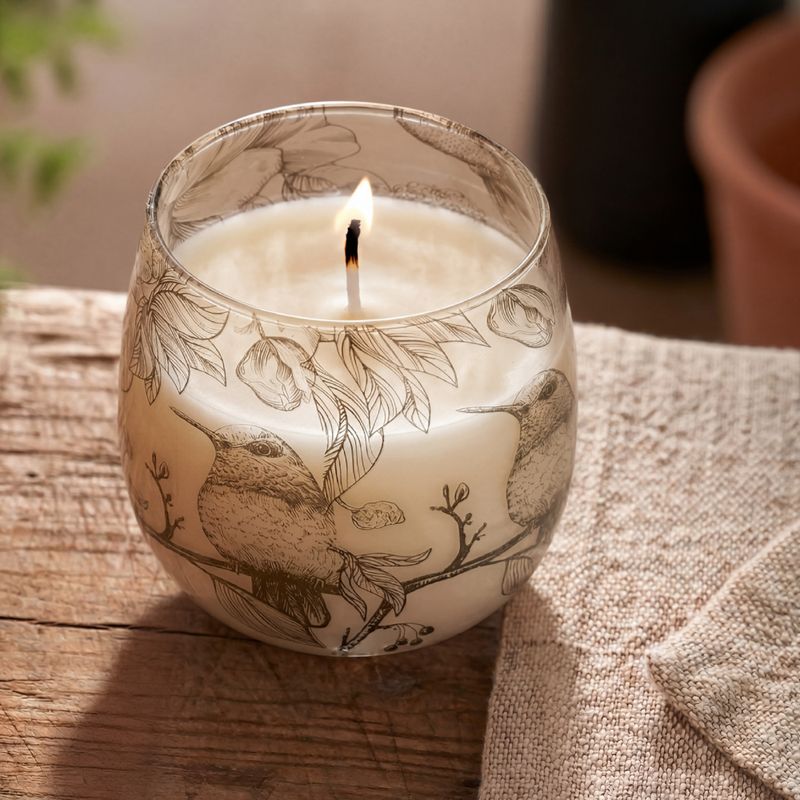 Drawn by Flame - Glass Jar Candles - Medium
