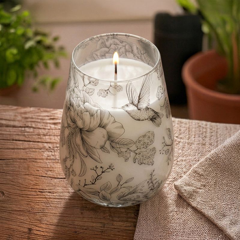 Drawn by Flame - Glass Jar Candles - Tall