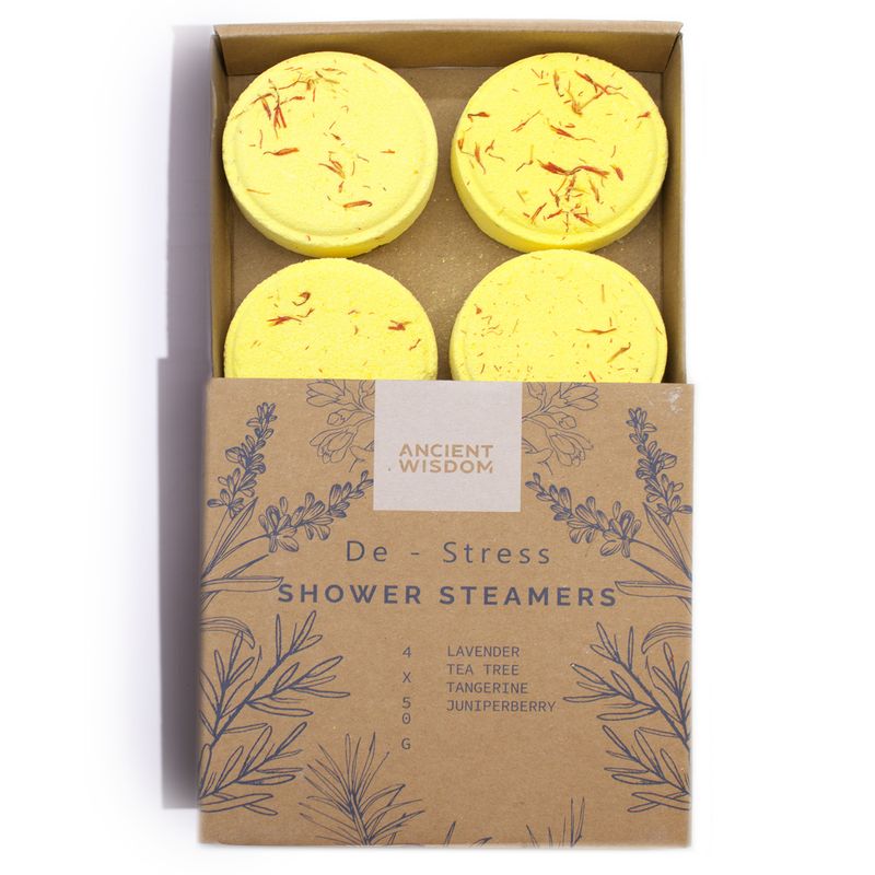 Set of Zen Shower Steamers - Therapy Wellness Gift Set - De - Stress