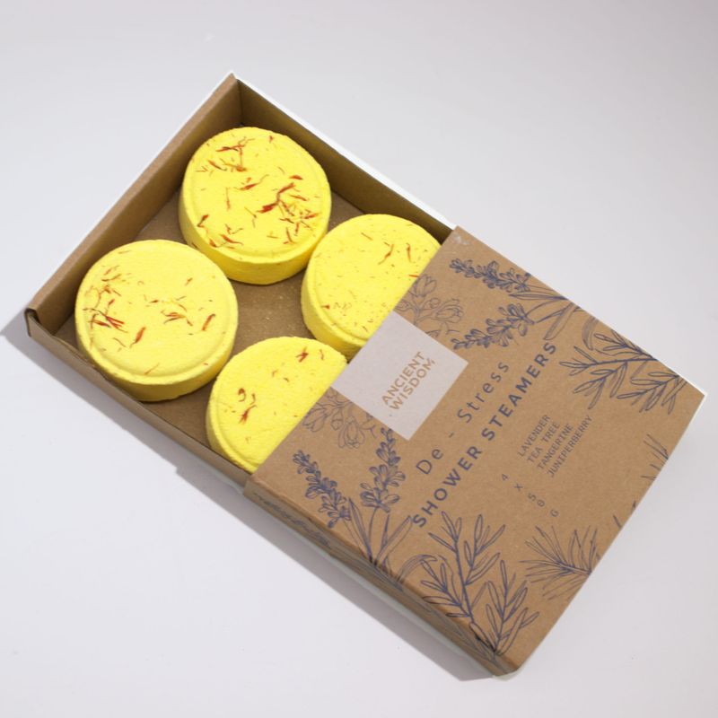 Set of Zen Shower Steamers - Therapy Wellness Gift Set - De - Stress