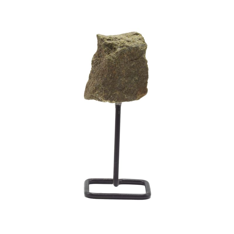 Mineral Specimens on Metal Stand - Epidote