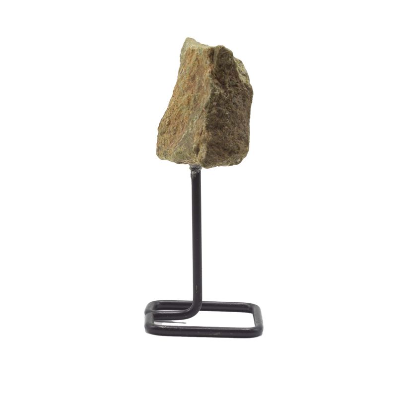 Mineral Specimens on Metal Stand - Epidote
